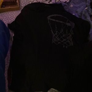 Under armor heat gear men’s large shirt, black cotton